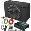 Hertz Bassi Subwoofer Hertz DBX30.3 1000W+Amplificatore Mono Dpower 1 Canale +Kit Cavi