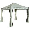 DecHome Telo per Gazebo 3x3 mt in PU - Santodomingo33