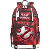 SdetYuia Ghostbusters - Borsa per libri con porta di ricarica USB, zaino in tela resistente all'acqua, borsa da viaggio leggera per esterni, Stile 15., 17inch
