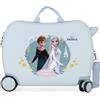Disney Frozen Valigia per Bambini Rigida in ABS con Chiusura a Combinazione Laterale, 4 Ruote - Bagaglio a Mano | Joumma Bag