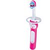 BAMED MAM Mam Baby'S Brush Spazzolino Denti con Anello di Sicurezza 6+ Mesi Rosa