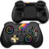 arVin Controller wireless per Switch/PS3/PS4/Android/iOS/PC Gamepad con Hall Linear Trigger e Rocker/RGB Light/Turbo/Back Key, supporto Steaming/Cloud Gaming