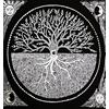 INDIAN CONSIGNERS Occhio albero della vita Tovaglia d'altare Stregoneria Stregoneria Tovaglia Alter Sacra Copritavolo Spirituale Sillabare Strega Diffusione dei Tarocchi 18