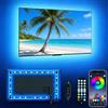 Daymeet Retroilluminazione a LED per TV, luci LED alimentate tramite USB da 32 a 60 pollici, luci LED RGB che cambiano colore, luci a strisce monitor dietro l'illuminazione con telecomando di