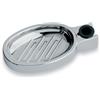 Schläfer 2817022 | Portasapone per Asta Saliscendi Doccia Regolabile, Pratico con Adattatore Diametro Tubo Asta Saliscendi diam 18mm e diam 25mm, Portasapone da Bagno, Mensola per Doccia, ABS, Cromo