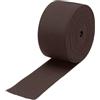 QUARKZMAN Fasce Elastiche per Cucito 5cm 5 Iarde/15 Piedi Marrone Scuro Bobina Elastica ad Alta Elasticità per Parrucche, Cintura, Pantaloni