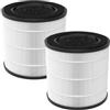 isinlive 2 filtri di ricambio compatibili con Philips 800 Series - AC0830/10 AC0820/30 AC0820/10 AC0819/10, HEPA 3 in 1 H13 e carboni attivi