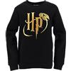 Harry Potter Bambino Felpa (Nero,10 Anni)
