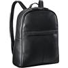 STILORD 'Renée' Zaino Università Pelle Zainetto Elegante per Uomo Donna Porta PC 13,3 Pollici Borsa Business Pratico Zaino da Lavoro Viaggio in Cuoio Autentico, Colore:nero