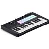 Novation Launchkey Mini 25 [MK4] — Controller MIDI USB portatile a tastiera da 25 tasti mini, con integrazione per DAW. Modalità Accordo e Scala, drum pad, arpeggiatore. Software creativi inclusi