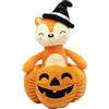 Joy Toy - Halloween volpe peluche 14x14x25 cm nella zucca
