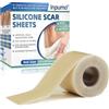 Inpumo Cerotti Silicone Cicatrici, Trattamento Sicuro ed Efficace per Ridurre Cicatrici Chirurgiche, Migliorare l'Aspetto della Pelle, Adatti a Tutti i Tipi di Pelle, Lunghezza (300 cm)