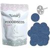 Natury Nails PodoDischi Expert 100 dischi abrasivi sostituibili con punta base da 25 mm per tornio unghie. Punta per pedicure calli e rugosità (grana spessa)