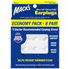 Mack's Tappi per le orecchie in morbido silicone, 8 paia, originali modellabili, per dormire, russare, nuotare, viaggiare, concerti e studiare, prodotti negli Stati Uniti