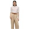 VERO MODA Vmbecca Lace SS O-Neck Top Jrs Ga Noos Camicia a Maniche Corte, Bianco, XS Donna