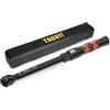 TAGVIT Chiave Dinamometrica 3/8, 10-60 NM Chiave Dinamometrica, Alta Precisione ± 3% con Una Scatola Portatile per Manutenzione Bicicletta, Moto, Auto