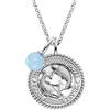 Engelsrufer Collana da Donna Argento Sterling 925 ERN-PISCES-BA-ZI