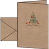 SIGEL Biglietti di Natale A6 | DS075, motivo «Christmas with Apples», 10 biglietti, facili da stampare