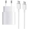 KAIMENGLONG Caricabatterie USB C da 25 W, Adattatore di Alimentazione Caricatore Rapido per Samsung Galaxy S25/S24/S23/S22/S21/S20 Ultra/S25+/S10/S10e/S9/S8/Z Fold 6/Note20/10/A55/A53 5G, con Cavo USB-C 1,5 m