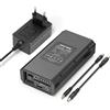 NASTIMA Batteria 12V 6000mAh LiFePO4 Power Bank con Doppia Uscita 12V 9V DC e 5V USB per Luci a Striscia LED, Luci a Nastro, Telecamere a Circuito Chiuso, Binocoli, ecc, con Caricatore