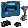 Bosch Professional 18V System Avvitatore a Massa Battente a Batteria Gdx 18V-200 C (Incl. 2 Batterie da 5,0 Ah, in Valigetta L-Boxx)