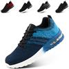 Hitmars Scarpe Sportive Uomo Scarpe Ginnastica Running da Corsa Donna Sneaker Sportive Camminata Jogging Traspiranti Sport Outdoor Fitness Gym Blu EU 39