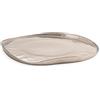H&H Mush Taupe Set 6 Piatti in Vetro, Grigio, 28cm