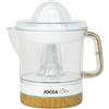 JOCCA - Spremiagrumi Elettrico Linea Sweet Rosa| 0,7 Litri| Doppio giro| Funzione di Pressione| Rimovibile per la Pulizia| Potenza 40W | Succhi Freschi| (Bianco)
