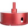 Meccion Punta da Trapano per Seghe a Tazza Diamantate, Taglierina per Fori ad Alte Prestazioni per Vetro/Piastrelle/Granito/Marmo (90mm)