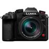 Panasonic Lumix DC-GH7LE Fotocamera Mirrorless Micro Quattro Terzi, con Obiettivo Leica DG Vario-Elmarit H-ES12060, 25,2MP, Video C4K/4K 4:2:2 60/50p, Phase Hybrid AF, Active IS, Mirino OLED, Nero
