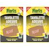 Flortis Tavoletta adesiva cattura topi/insetti. 2 pack con 4 tavolette di colla ecologica ultra adesive. No veleno/Pronto uso. Ideale per ratti, ragni, scarafaggi, scorpioni. Uso interno/esterno.