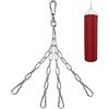 Yes4All Catena a 4 Fili per Sacco da Boxe - Sospensione a soffitto con gancio girevole a 360° per yoga, sedia, boxe Muay Thai - capacità di carico Massima 156