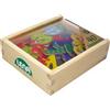 LENA - 40 Magnetica Numeri e Aritmetica Segni nella Di legno Scatola per 3+ Anno Figli, Multicolore