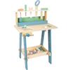 Small Foot 11375 Banco da Lavoro Nordic, in Legno, giodo di Ruolo, con Accessori, in Colori delicati, dai 3 Anni Giocattoli, Multicolore