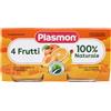 Plasmon Omogeneizzato 4 Frutti, 2 x 80g