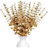 LWAIX Eucalipto Artificiali Foglie di Eucalipto Artificiale 20pcs Steli di EucaliptoEucalipto Artificiali per Festa di Nozze Giardino (oro, 20)
