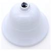 prometeo electronics Rosone metallico copri fili per lampadario classico colore bianco diametro 90mm