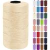 Uiopa Fettuccia per Borse a Uncinetto, 3mm x 200m Filato Uncinetto in Polipropilene, Filo Crochet Yarn per Borse, Fai da Te, Decorazioni, Artigianato