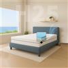 Comfy Line - Materasso Singolo 80x200 in Memory Foam h 25 cm. A 7 Zone Differenziate Ortopedico. Rivestimento Cotone Fresco e Traspirante. Made in Italy 100%