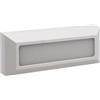 Dopastore Faretto a Parete Segnapasso LED 6W 3 Tonalità di Luce Integrate Design Moderno Rettangolare IP65 Per Interni e Esterni Vialetto Cortile (Bianco)