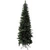 eacommerce Albero di Natale Effetto Realistico Rami Fissi Apertura ad Ombrello Ignifugo Montaggio Facile (180 cm, Verde Slim Standard)