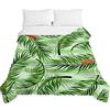 Surwin Trapuntino Copriletto Trapuntato Primaverile Estivo,Stile Moderno,Trapuntino in Morbida Microfibra Piante Tropicali 3D Leggero Coperta Letto Singolo Matrimoniale (Foglie Verdi,150x200cm)