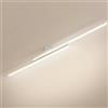 Klobvtt Plafoniera a LED Lampadario lineare Moderno Illuminazione a soffitto Plafoniere minimaliste a Semi-Incasso Striscia Lunga Vicino alle lampade a soffitto per corridoio Soggiorno Ufficio