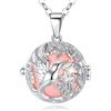 CELESTIA Chiama Angeli Gravidanza Collana Richiamo degli Angeli Gravidanza Ciondolo Colibrì Placcato Argento con 76~114CM Catene Regalo Donna Incinta