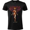 Merch Traffic T-Shirt Nirvana in Utero Maglietta Rock Ufficiale Nera Cotone Unisex Adulto Ragazzo. (XS)