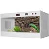 MNBVH Terrario Per Rettili Di Grandi Dimensioni Habitat Per Rettili Alto E Largo Lucertola Geco Tartaruga Pitone Habitat Per Lucertola Serpente Drago Barbuto Tartaruga Camaleonte(Size:80x40x40cm)