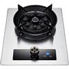 KRAFFS Piano Cottura Gas, Piano Cottura Gas 1 Fuoco, 4,5KW 9 Camere, Fiamma Alta Temporizzata 180 Minuti, Kit GPL/Gas Naturale, Adatto For Cucina Domestica, Con Protezione Spegnimento (Size : LPG)