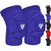 RDX Ginocchiere per MMA, Kick Boxing e Muay Thai Training, supporto imbottito in schiuma per grappling, arti marziali, abbigliamento protettivo per gabbia, BJJ, Karate, pallavolo