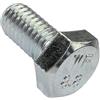 AERZETIX - Set di 100 Bulloni M6x12 - Testa esagonale - Ø6x12mm - DIN 933 - Acciaio zincato - Fai da te - Strumento di montaggio/Ferramenta - C47301