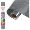 Siser® Glitter Black Silver, 30cm x 0,5mt, Vinile Termotrasferibile Termoadesivo Glitterato per la Personalizzazione dei Tessuti, Abbigliamento e Accessori, Hobby Creativi, Facile da Tagliare